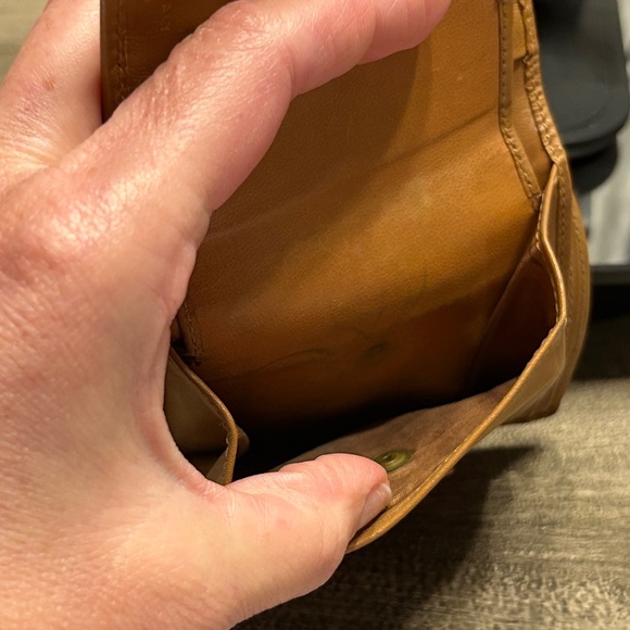 239. Celine Brown and Tan Leather Wallet - Picture 6 of 11